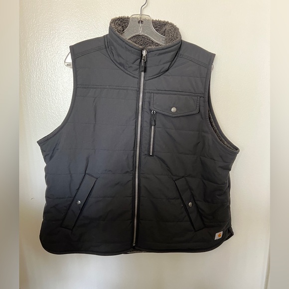 Carhartt Reversible Sherpa Lined Utility Vest XL - Picture 1 of 6